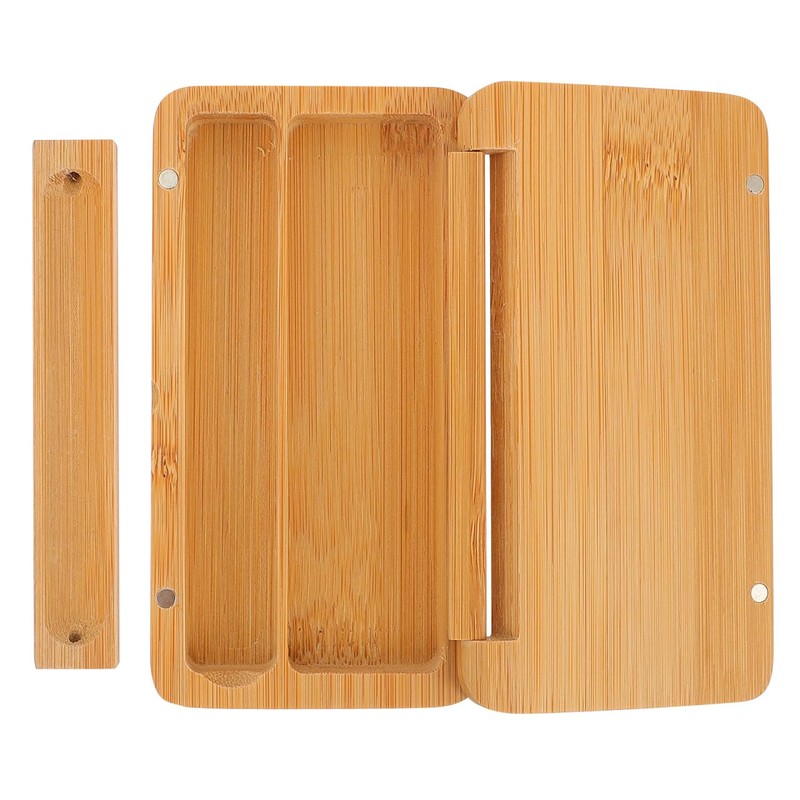 Healeved Sandalwood Incense Stick Box Portable Storage Container with Craftsmanship
