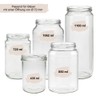 mikken Twist-Off Replacement Lids for Jam Jars 82 x 8.5