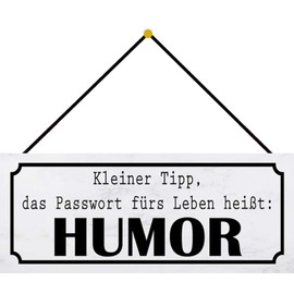 Schatzmix Tin-Plate Sign, Sheet metal, Multicoloured, 27x10 cm