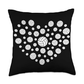 Water polo Ball Heart Throw Pillow