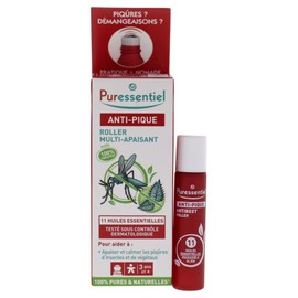 Puressentiel Anti-Sting Soothing Roller With 11 Essential Oils - Optimal Protection Against Bites And Stings - Relieves Itching - Soothes And Calms Irritated Skin - Suitable For Ages 3 And Up - 5 Ml