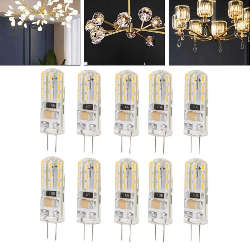 10pcs G4 LED Bulb Double Feet Base 1.5W AC110V 110LM