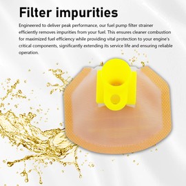 AuRandoo 15420-44G00 Fuel Pump Filter Strainer Compatible with Suzuki GSXR 600/750 2001-2007 SV650 SV1000 TL1000 V-Strom 1000 1996-2012 In-Tank Fuel Pump For 15420-24FB0 15420-44G00 15420-35F00