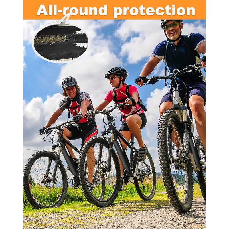 CBHCARCAR EBike Battery Cover, (11.8-15.8in circumference) Reflective Battery Protective E-Bike