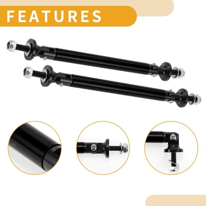 Partuto 2 pieces 100 mm / 3.94 inch car splitter