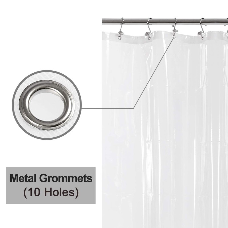 Barossa Design 60 x 72 Inches Shower Curtain Liner with