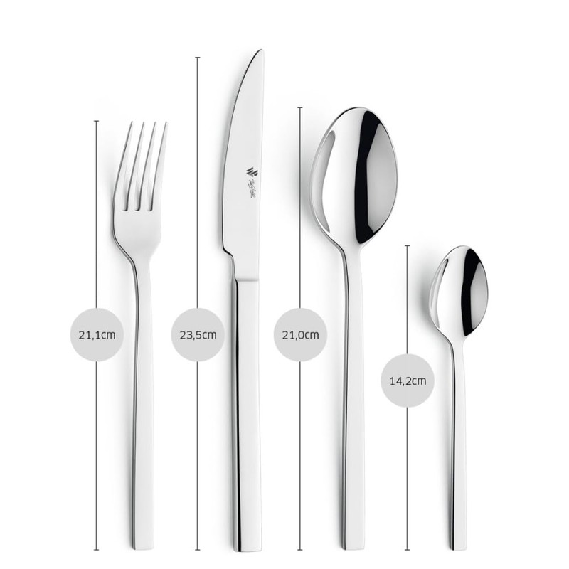 Edge 4-Piece Cutlery Set Adult Paul Wirths Cutlery with Name
