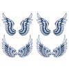 Jagua Tattoo Tattoo Stickers, 2 Weeks Disappearing Henna Tattoos Real