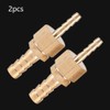 2pcs Hose Nozzle Connector Brass Hose Barb Quick Release Pack