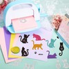 GLOBLELAND 1Set 13Pcs Flower Cat Cutting Dies for DIY Scrapbooking