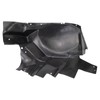 TRQ Front Right Forward Inner Fender Liner Black Passenger Side