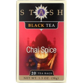 Stash Premium Chai Spice Black Tea Bags, 20ct(Case of 2)