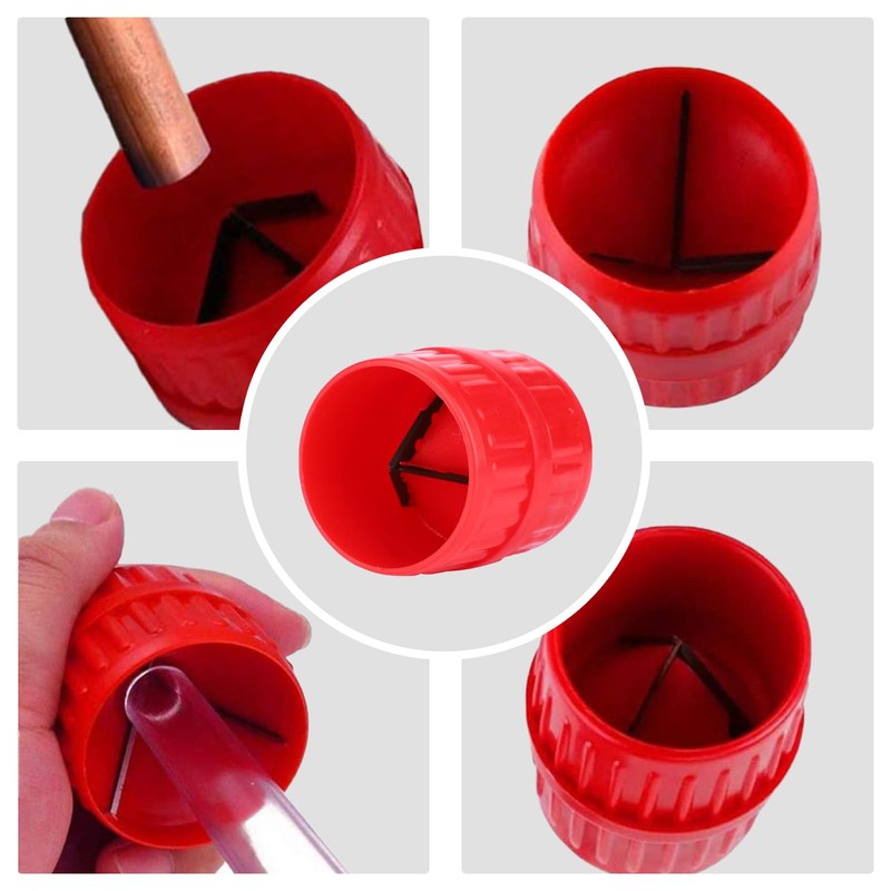 lcyen Universal Copper Pipe Reamer Deburring Tool,Acrylic Tubing Chamfer Tool