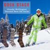 Sock Stack 3 Pairs Of Womens Chunky Wellington Socks Thermal