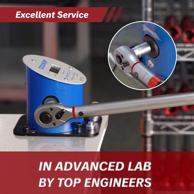 Thorstone 1/4 Torque Wrench, 10-150 in.-lb./ 1.1~16.9Nm Dual-Direction Adjustable Micrometer