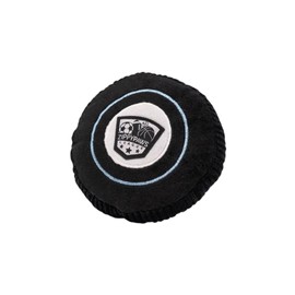 ZippyPaws SportsBallz - Dog Squeaky Toys to Keep Them Busy, Funny Plush for Small, Medium, & Large Dogs, Cute Stuffed Puppy Toy, Pet Products, Gift for All Breeds, Interactive Squeaker - Hockey Puck