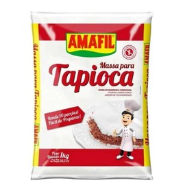 Generic Amafil Massa Hidratada para Tapioca | Hydrated Tapioca Starch | Gluten free - Pack of 2x 1kg