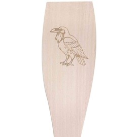 Large 'Cartoon Raven' Wooden Cooking Spatula (SA00022401)