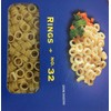 Ronzoni Rings Enriched Macaroni Non GMO 16 Oz. Pack Of