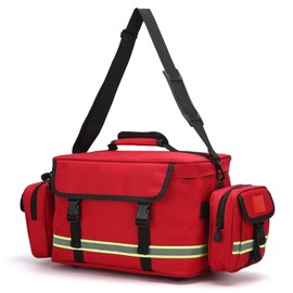 Be-Better Medical Bag Empty First Aid Bag Home Health Empty First Aid Storage with Two Detachable Side Bags Emergency Responder Trauma Bag for Nursing Student,Therapist,Doctors