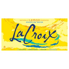 LaCroix La Croix Water Sparkling Lemon 8 Pack 12 oz (Pack of 3)