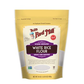 Bob's Red Mill Gluten Free White Rice Flour, 24 Ounce (Pack of 1)