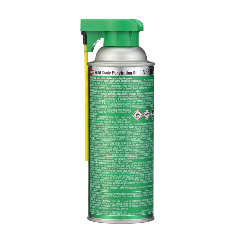CRC Food Grade Penetrating Oil 03086 – 11 Wt. Oz.,