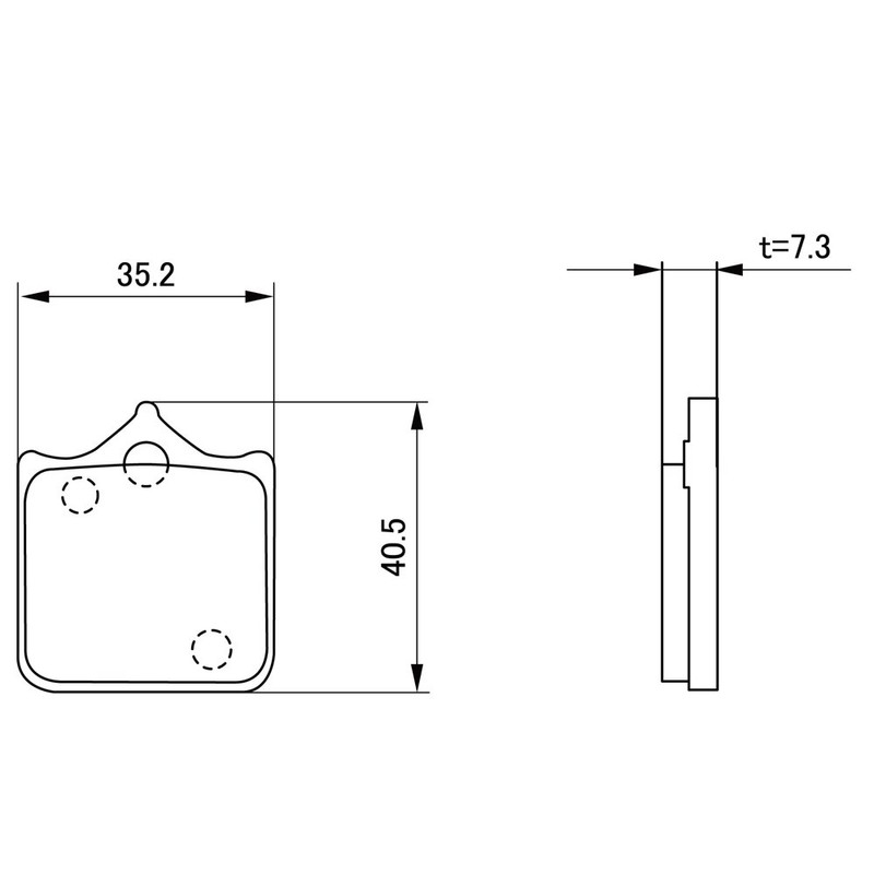 Daytona Brake Pad for Motorcycles Hyper Sintered Metal Pad S4R