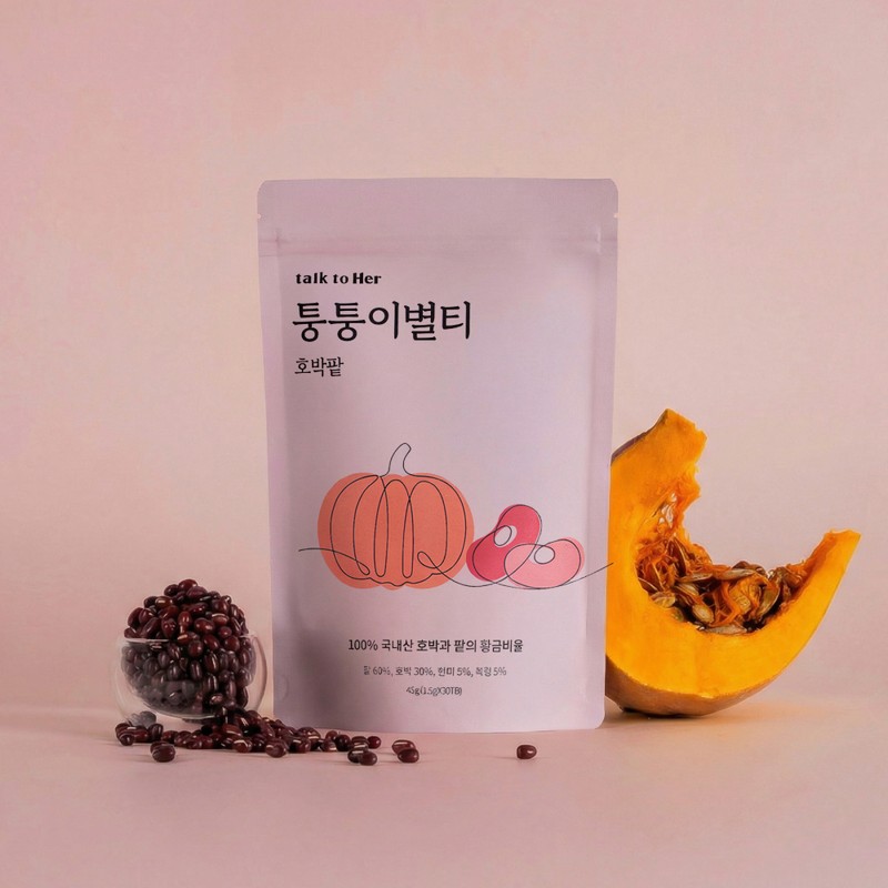 Tungtung Star Pumpkin Red Bean Tea
