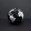 balvi Globus Magic Schwarz 360º drehbar PS-Kunststoff 14cm