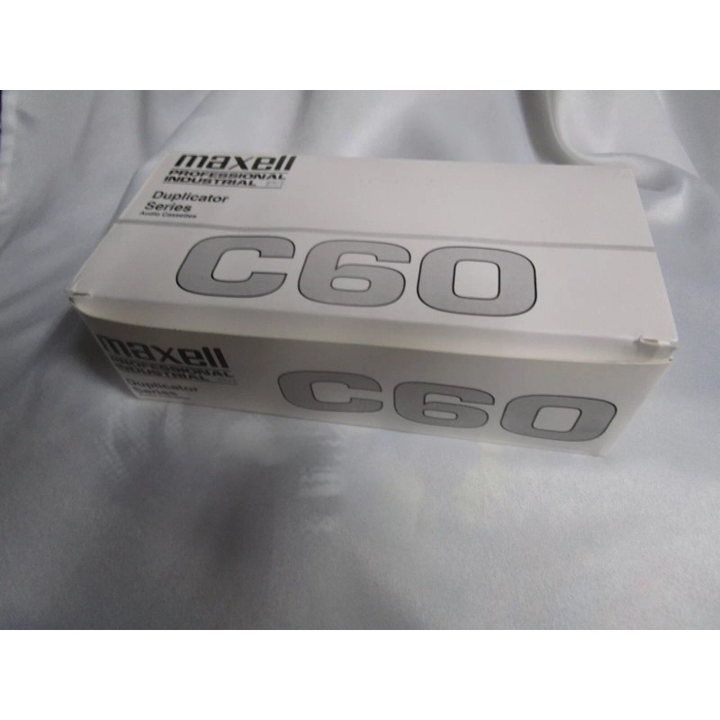 Maxell Lot Of 20 Maxell Professional Industrial Duplicator Series C60