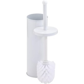 White Toilet Brush Holder - Toilet Brush White - White Bathroom Accessories