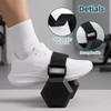 Dumbbell Foot Attachment,Glute Kickbacks & Leg Workouts,Tibialis Trainer, Adjustable Ankle