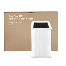 121 Replacement Filter Compatible with Blueair Blue Pure 121 Air Purifier, HEPA and Activated Carbon Filter, 1 Pack
