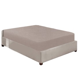 100% Brushed Cotton Flannelette 40CM/16 Extra Deep Fitted Sheets in 12 Colours Single Double King Super King (Beige, Single)