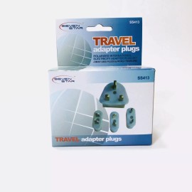 SEVEN STAR 4-PACK  US EU UK AU International Travel Adapter AC Power Plug Charger Converter