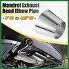 Motoforti Car Mandrel Exhaust Bend Elbow Pipe 304 Stainless Steel