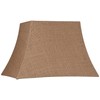 Natural Burlap Large Rectangle Lamp Shade 10" Wide x 7"