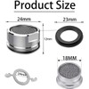 E-TING 6 Pack M24 Male Thread Faucet Aerator Kitchen Sink