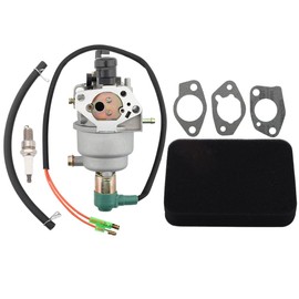 Fuel Li 16100-ZE3-704 Carburetor Fit for Honda GX340 GX390 Engine EB3500 EB3500X EB5000X EB6500X EB6500SX EM5000SX EM5000S EG5000X EW171 EW171K1 Generator with Air Filter Spark Plug