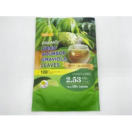 NalLife Organic Soursop Graviola Leaves For Tea / 2.53 oz (about 230+ leaves)