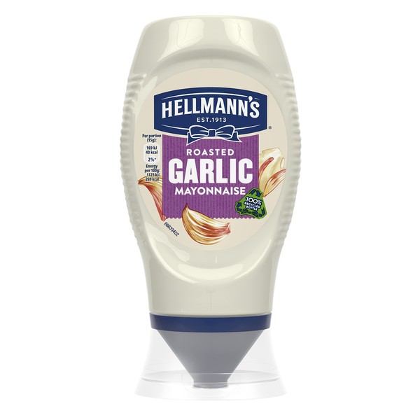 Hellmann's Roasted Garlic Mayonnaise, 250 ml