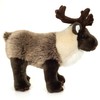 Teddy Hermann 90854 Reindeer Standing 32 cm Cuddly Toy Plush