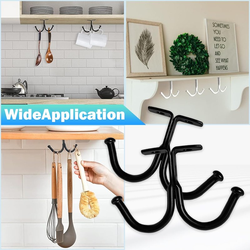 UBRAVE Cup Hooks, Pack of 4 Coffee Cup Holders for