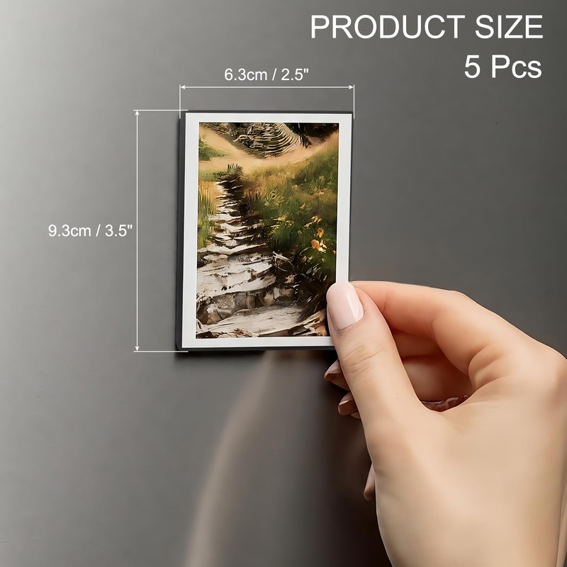 sourcing map 2.5 x 3.5 Inch Magnetic Picture Frames for