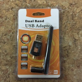 Unbranded AC600 Mbps Dual Band 2.4/5Ghz USB W/Antenna WiFi Adapter For Dell HP Lenovo Asus