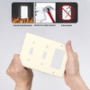 Beige Tan Cream 3-Gang 2-Toggle 1-GFCI/Decorator Combination Light Switch Decorative