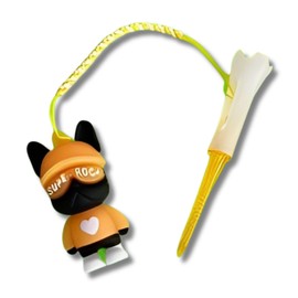 Liberte555 Golf Tee Pin Golf Goods Golf Tee Golf Competition Prize Funny Golf Tees 2 Pack Yellow Doggy