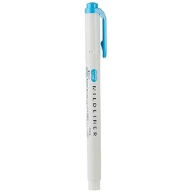 Zebra Mildliner WKT7-MCYA Highlighter, Mild Cyan