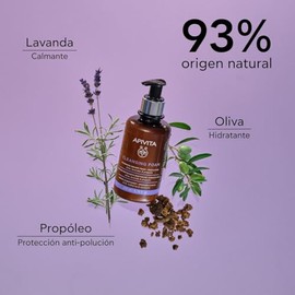 Apivita Mini Crema Espuma Limpiadora Facial para Rostro y Ojos 75ml - Formato viaje limpiador Facial Espumoso y Desmaquillante con Lavanda, Oliva y Pr
